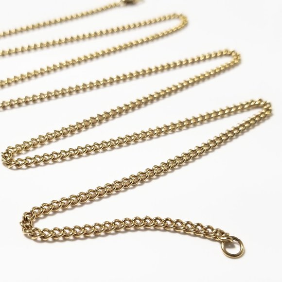 VITALY Curb Chain - Gold - 75cm - Picture 3 of 5